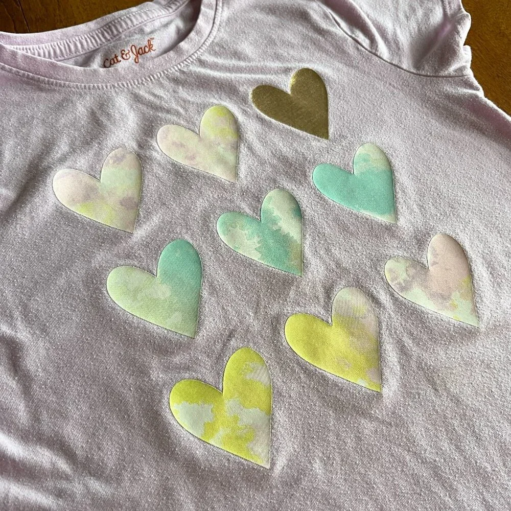 Cat & Jack tee and leggings M 7/8